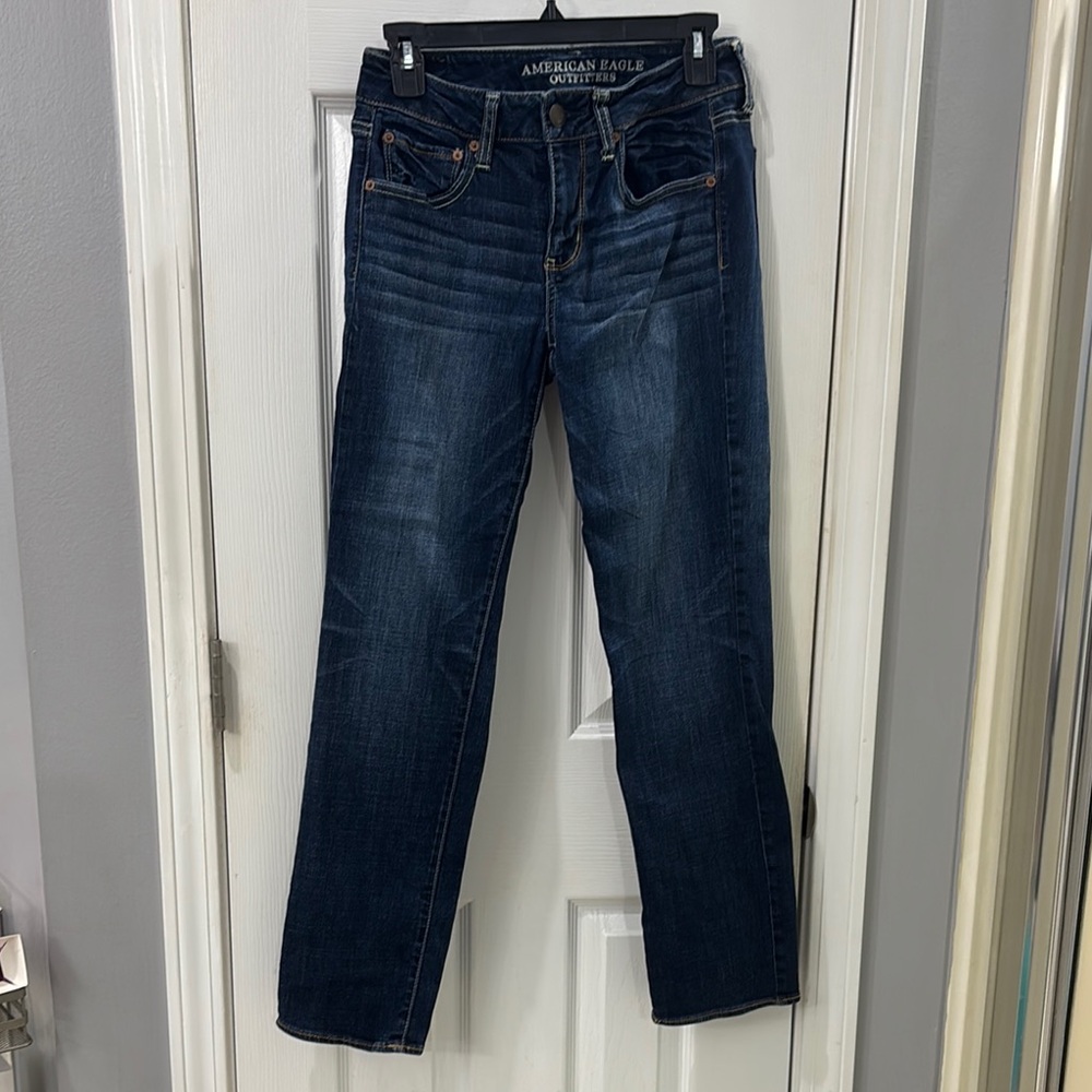 American Eagle Outfitters Indigo Straight Leg Jeans